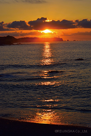 故郷、志摩の朝陽