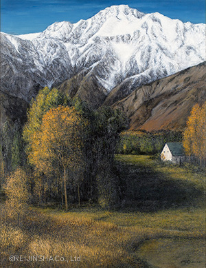 夜明けの山麓・白馬